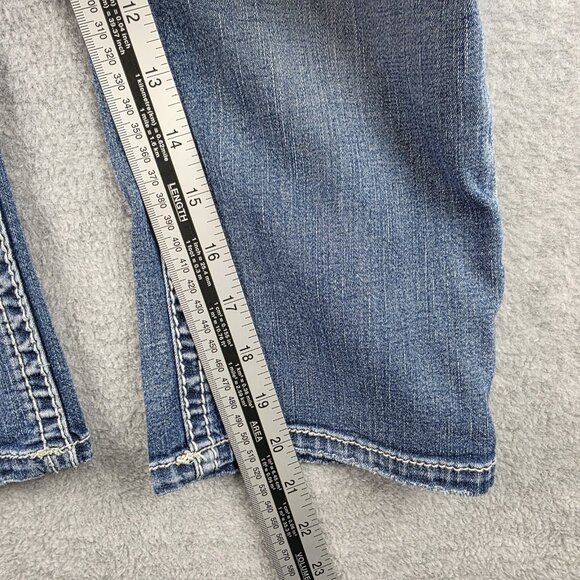 Silver Jeans Co. Suki Surplus Capri Jeans Womens 27 Blue Mid Rise Crop - Picture 7 of 10